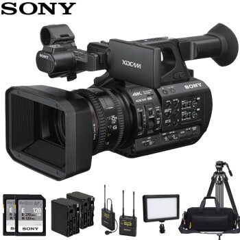 索尼（SONY）PXW-Z1901/3英寸3CMOS25倍光變會議活動直播專業(yè)4K手持?jǐn)z錄一體機豪華套裝	